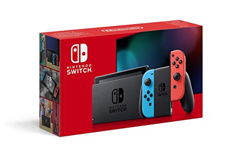 Nintendo Switch avec paire de Joy-Con Rouge Néon et Bleu Néo